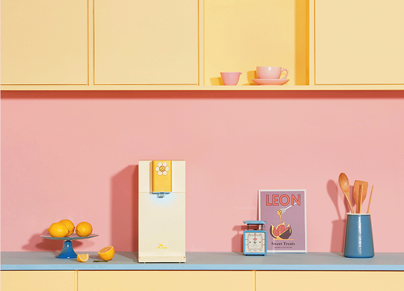 소형 정수기 추천 제품 위글위글 초소형 직수 정수기, 컴팩트 디자인의 주방 정수기