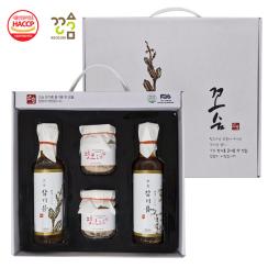 (꼬숨식품) 저온압착 참기름 4종 (참기름2+핑크솔트2)